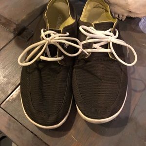 Olukai sz 13 brown boat shoes excellent condition